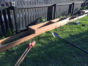 Raised Bed hole digger and shovel